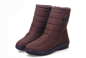 SHIDIWEI Snow Boots 2017 Brand Women Winter Boots Mother Shoes Antiskid Waterproof Flexible Women Fashion Casual Boots Plus Size