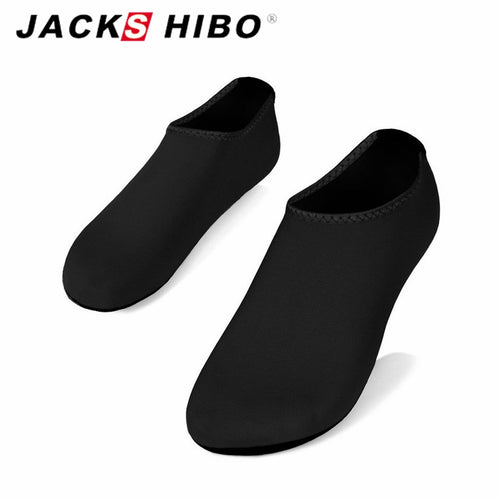 JACKSHIBO Summer Men Slipony Water Shoes Sandalias Slip On Slippers for Beach Waterpark Sandals Aqua Chaussure Homme Big Size