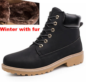 2017 Men boots Fashion Martin Boots Snow Boots Outdoor Casual cheap timber boots Lover Autumn Winter shoes ST01