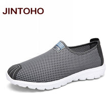 JINTOHO Unisex Summer Breathable Mesh Men Shoes Lightweight Men Flats Fashion Casual Male Shoes Brand Designer Men Loafers
