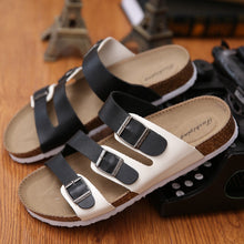 Men summer shoes plus size 35-46 leisure cork slippers fashion couple slippers flip-flops comfortable footwear a3