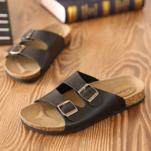 Men summer shoes plus size 35-46 leisure cork slippers fashion couple slippers flip-flops comfortable footwear a3