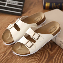 Men summer shoes plus size 35-46 leisure cork slippers fashion couple slippers flip-flops comfortable footwear a3