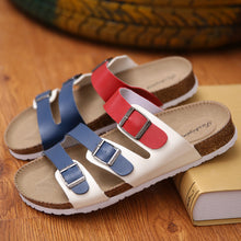 Men summer shoes plus size 35-46 leisure cork slippers fashion couple slippers flip-flops comfortable footwear a3