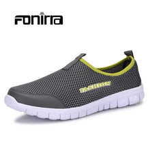 FONIRRA Men Casual Shoes 2017 New Summer Breathable Mesh Casual Shoes Size 34-46 Slip On Soft Men's Loafers Outdoors Shoes 131