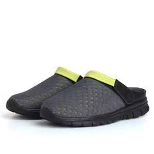 URBANFIND Men's Summer Shoes Slip-on Sandals Big Size 36-46 Breathable & Light Men Beach Shoes Casual Slippers 5 Colors
