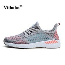 Viihahn Women's Running Shoes Summer Outdoor Sport Athletic Sneakers Women Walking Mesh Flywire Lace Up Shoe Flats