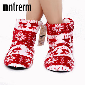 Mntrerm 2017 New Indoor Home Slippers Flannel Slippers Plush Home Slippers Couples Wooden Floor Slippers For Women Shoes woman