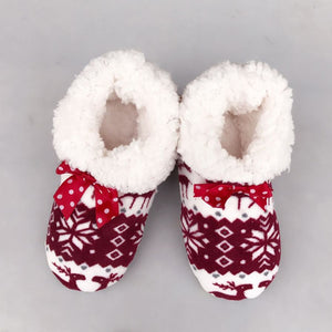 Suihyung Hot Women Winter Warm Home Slipper Indoor Shoes Reindeer Design Thermal Cotton-padded Shoes Bedroom Floor Slippers Bota