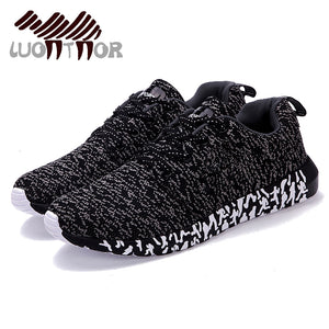 LUONTNOR Lightweight Running Shoes for Men Outdoor Breathable Mesh Athletic Sneakers Walking Jogging Sports Trainers Male Cheap
