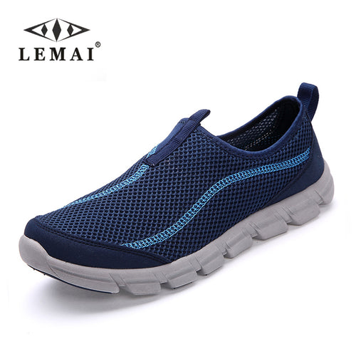 LEMAI 2017 New Men Casual Shoes, Summer Mesh For Men,Super Light Flats Shoes, Foot Wrapping Big Size #36-44