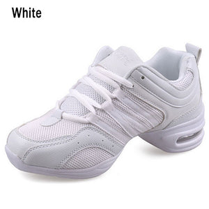 New Jazz Dance Shoes Women Ladies Fitness Soft Outsole Breath Teachers Modern Dance Sneakers Zapatos Baile Dancing Shoes Girl