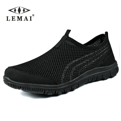 LEMAI 2018 Men Sneakers,Unisex Lover Shoes Summer Casual Men Shoe Breathable Network Shoes man Slip On Flats For Man 35-46