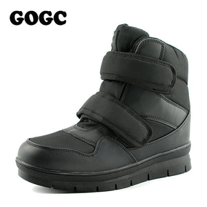 GOGC Warm Men Winter Boots Snow Boots Brand Non-slip Winter Men Shoes High Quality Men Footwear Winter Ankle Booots Plus Size