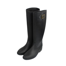 PVC Knee High Women Boots Rubber Shoes Female Waterproof Rainboots Kawaihae Brand Knight Riding Boots 908