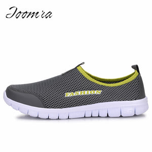 Fashion summer shoes men casual air mesh shoes large sizes 38-46 lightweight breathable slip-on flats chaussure homme