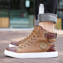 COSIDRAM Fashion High Top Men Shoes Canvas Men Casual Shoes For Autumn Winter Male Footwear Patchwork Plus Size 45 46 47 RMC-165