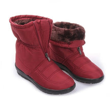 snow boots 2018 Winter warm waterproof women boots mother shoes casual cotton winter autumn boots femal plus size 35-42 CF1308W