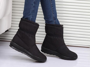 snow boots 2018 Winter warm waterproof women boots mother shoes casual cotton winter autumn boots femal plus size 35-42 CF1308W