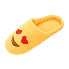 Senza Fretta Women Shoes New Winter Warm Slippers Indoor Floor Slippers Non-slip Soft Home Slippers Women Funny Emoji Slippers