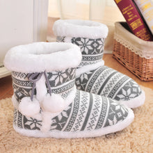 2018 New Knit Wool Soft  Warm Winter Plush Slippers Soft Mute Home Slippers Cute Ball Women Slippers High Quality Indoor Shoes