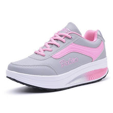 Authentic women running shoes women outdoor sneakers breathable leather walking shoes non slip resistant sports shoes #B2127