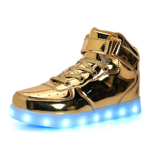 Led shoes for adults  casual shoes with led luminous shoes men plus size light up neon male shoes zapatos mujer fast ship