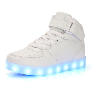 Led shoes for adults  casual shoes with led luminous shoes men plus size light up neon male shoes zapatos mujer fast ship