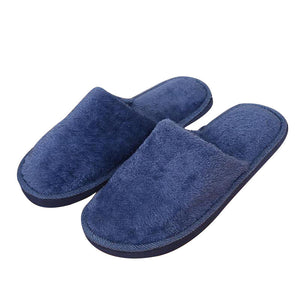 Senza Fretta Men Shoes Winter Warm Home Slippers Men Fashion Couple Men Plush Warm Slippers Indoor Soft Couple indoor Slippers