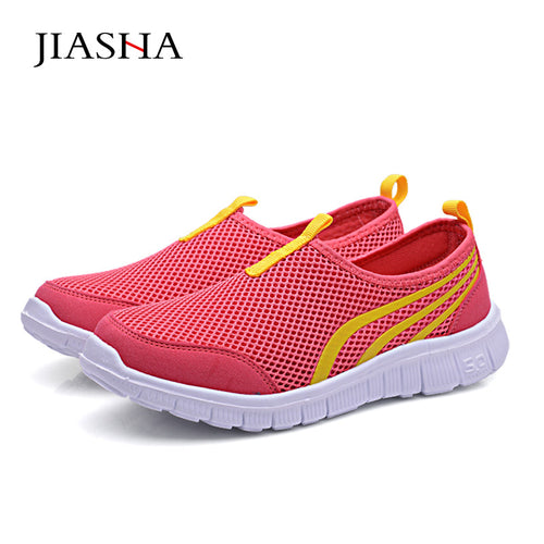 2018 Women Light Sneakers Summer Mesh Running Shoes Lady Trainers Walking Outdoor Sport Comfortable zapatillas deporte mujer