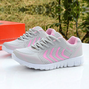 Women sneakers 2018 mesh breathable sport shoes woman female running shoes light outdoor sneakers women feminino