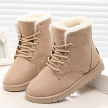 Classic Women Winter Boots Suede Ankle Snow Boots Female Warm Fur Plush Insole High Quality Botas Mujer Lace-Up