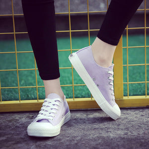 Women sneakers shoes 2018 new white classic tenis canvas shoes spring and summer Skateboarding Shoes woman