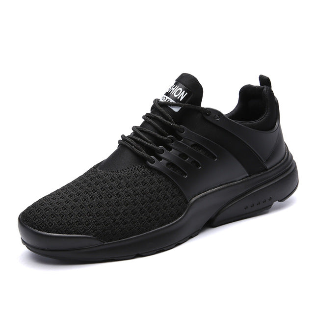 Mesh Shoes for Men Work out Lace Up Black Red Comfortable Light weight Casual sPU Sole New Style Brand Sapatos casuais