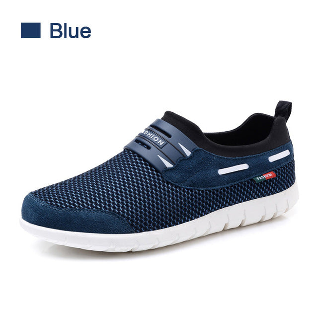 SUROM 2018 Summer Hot Sale Boat Shoes Men Sneakers Breathable Mesh Loafers Men Casual Shoes Krasovki Comfortable Soft Male Shoes